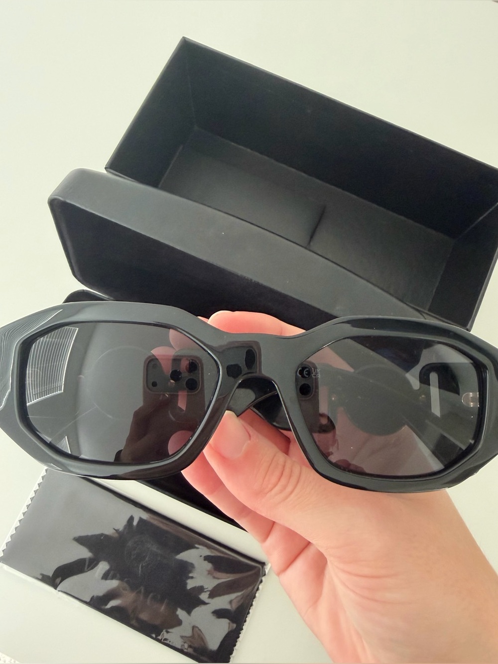 Versace 4361 GB1/87 Black Medusa Biggie Sunglasses